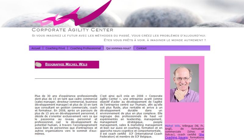 Site internet Corporate Agility Center